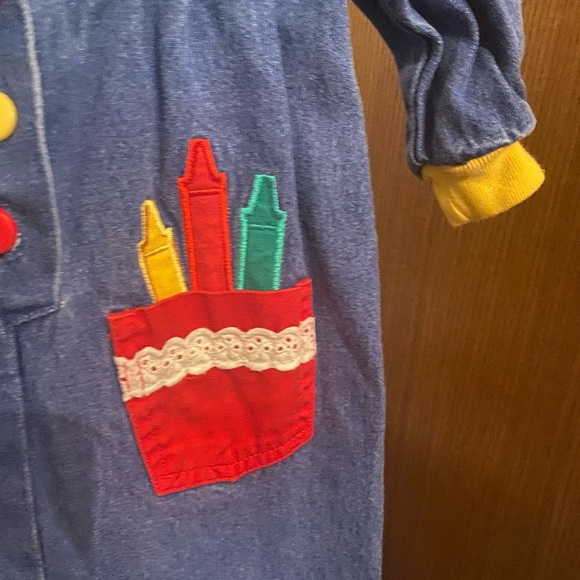 Bundle of 2 Vintage Healthtex Denim Rompers - Picture 11 of 16